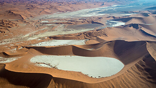 Salt pan in Sossisvlei Namibia