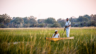 Mokoro ride through the Okavango Delta