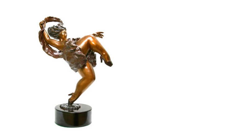 Jean Doyle bronze sculpture Firebird