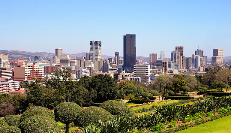 Pretoria city skyline