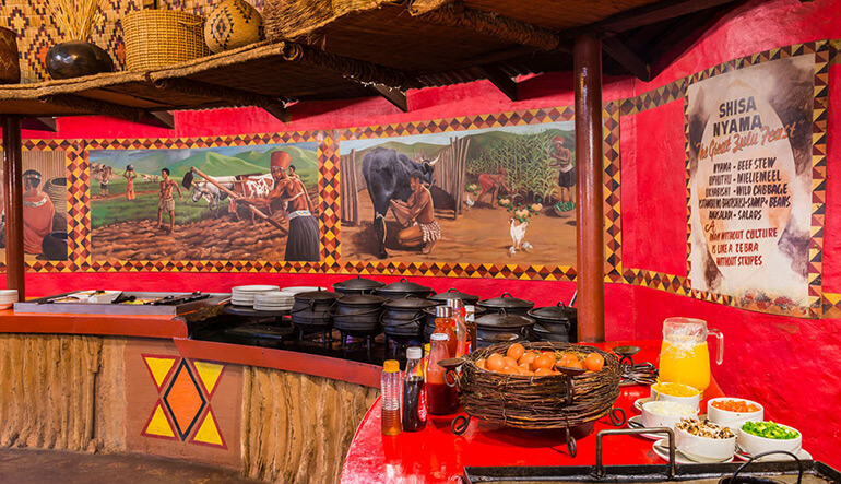 Shisa Nyama Restaurant at Shakaland in KwaZulu-Natal