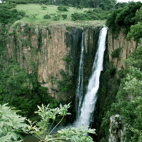 View of the Howick Falls in Pietermaritzburg