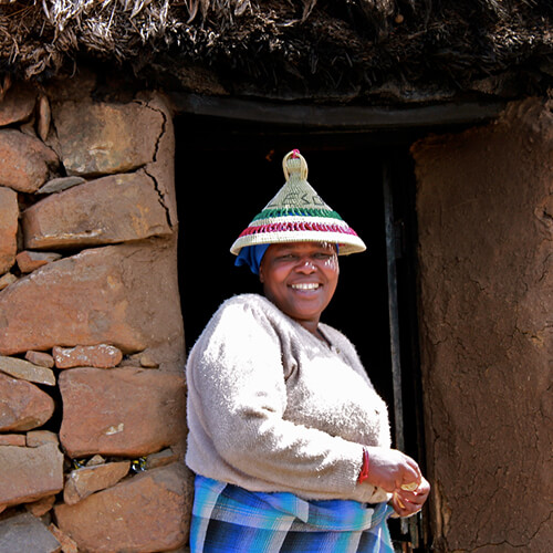 Woman in Lesotho