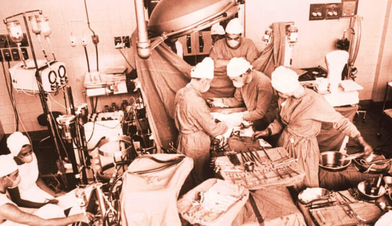 Christiaan Barnard heart transplant surgery