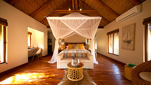 Azura Benguerra Mozambique Infinity Beach Villa Bedroom Interior