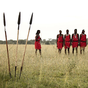 Masai warriors in Tanzania