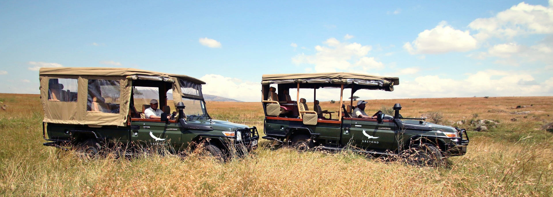 Safari game drives at andBeyond Bateleur Camp in Kenya