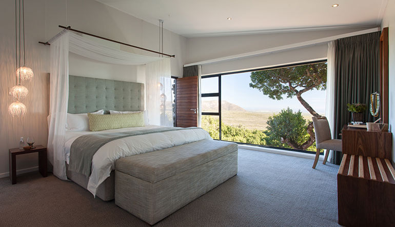 Bedroom suite at Grootbos Forest Lodge